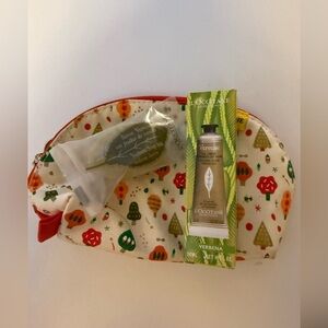 L'Occitane Holiday Travel Bag Charm, Lotion, Verbena Soap Set Rare New